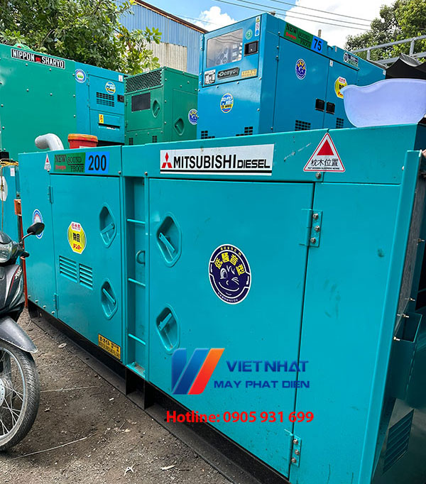 Máy phát điện Denyo 200kVA đã qua sử dụng